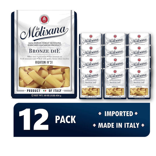 La-Molisana-Pasta,-Rigatoni,-16-Ounce-(Pack-of-595
