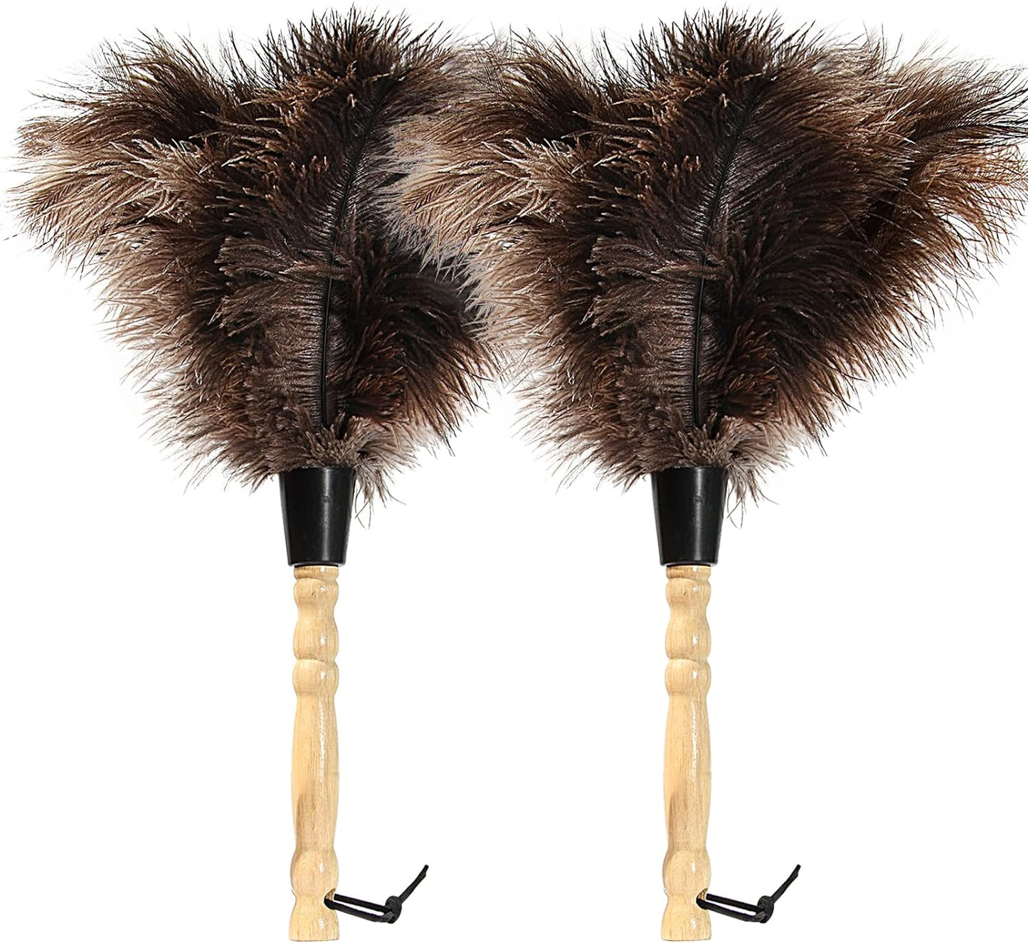 Ostrich-Feather-Duster-14-inch-Feather-Duster-Fluffy-Natural-Genuine-4667