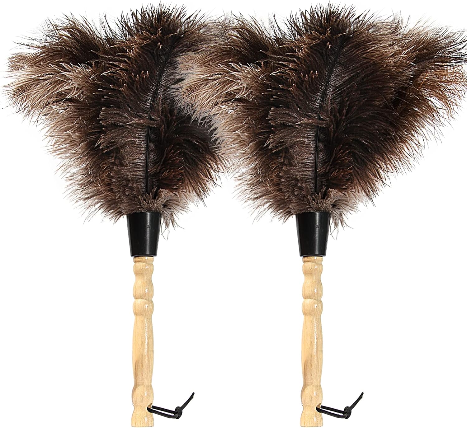Ostrich-Feather-Duster-14-inch-Feather-Duster-Fluffy-Natural-Genuine-Ostrich-Feathers-with-Wooden-Handle-651