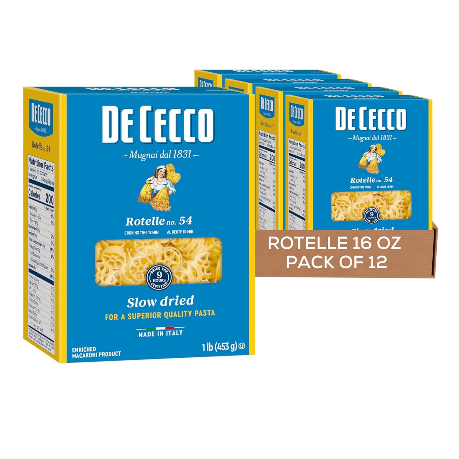De-Cecco-Rotelle-No.-54-Pasta,-16-Oz-(Pack-12),-244