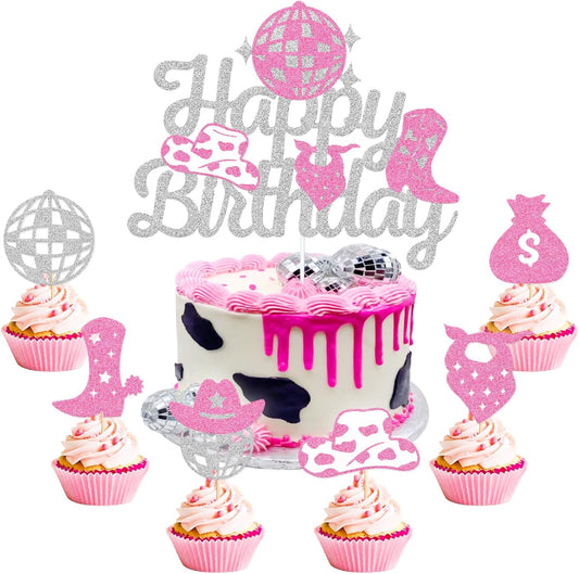 Cowgirl-Birthday-Cake-Topper-Cowgirl-Cupcake-Topper-13