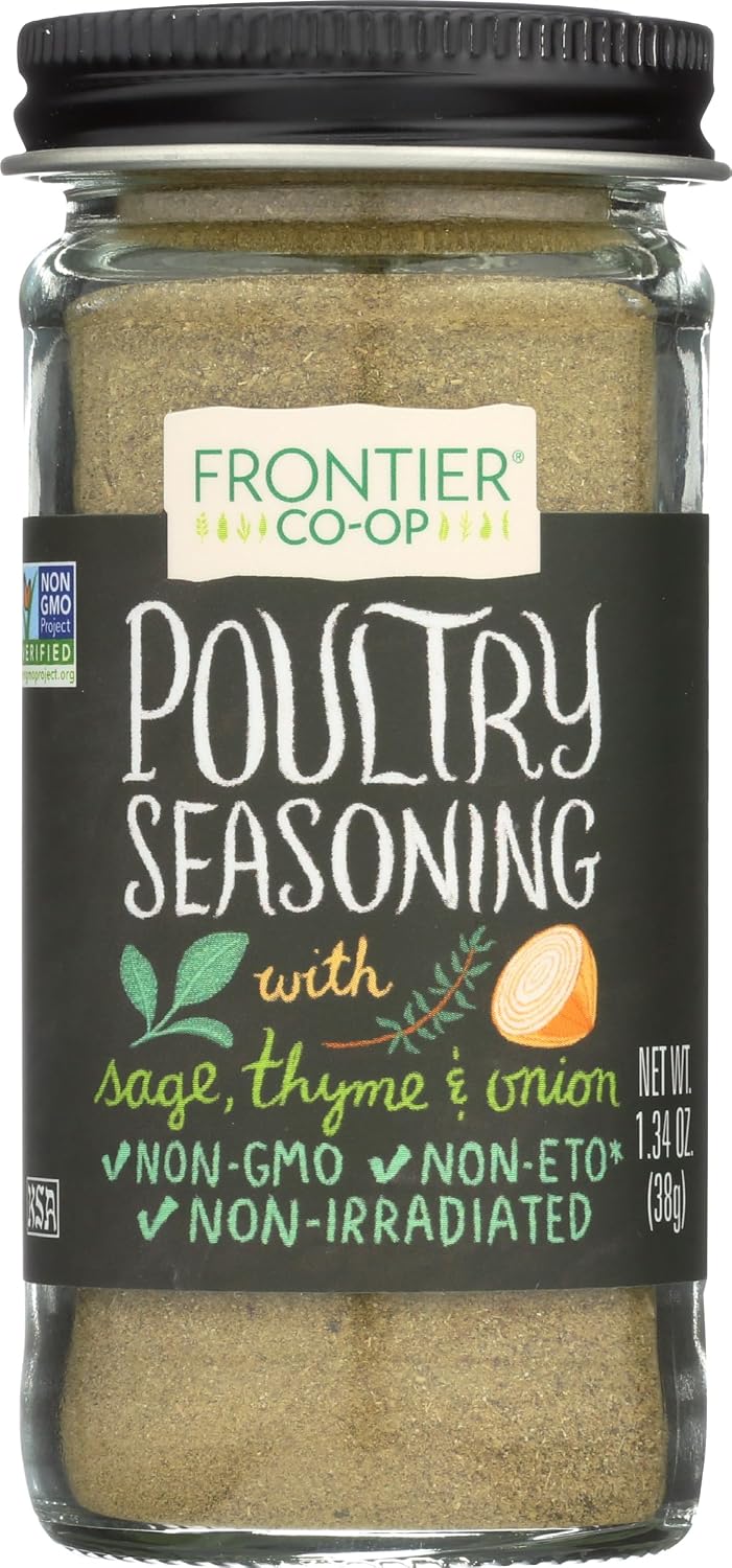 Frontier-Co-op-Salt-free-Poultry-Seasoning,-1.34-Ounce-Bottle,-Blend-of-Sage,-Thyme-1278