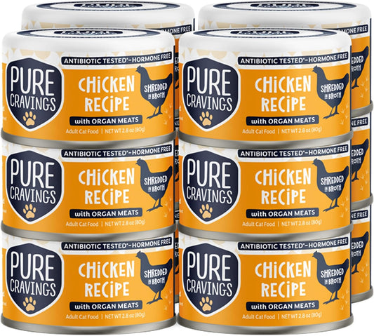 Pure-Cravings-Chicken-Recipe-in-Broth,-Shredded-Wet-Cat-Food,-Grain-Free-Protein,-Non-GMO,-689