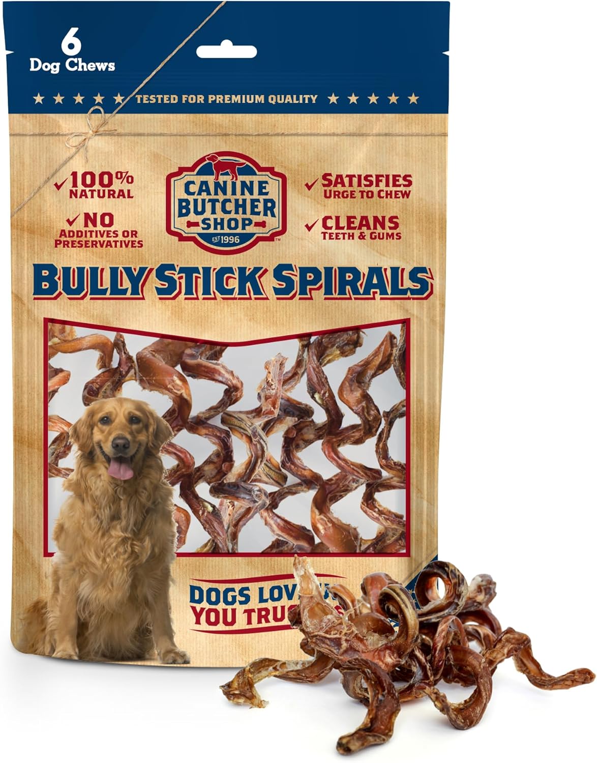 Bully-Stick-Spirals/Springs-Raised-&-Made-in-USA,-1254