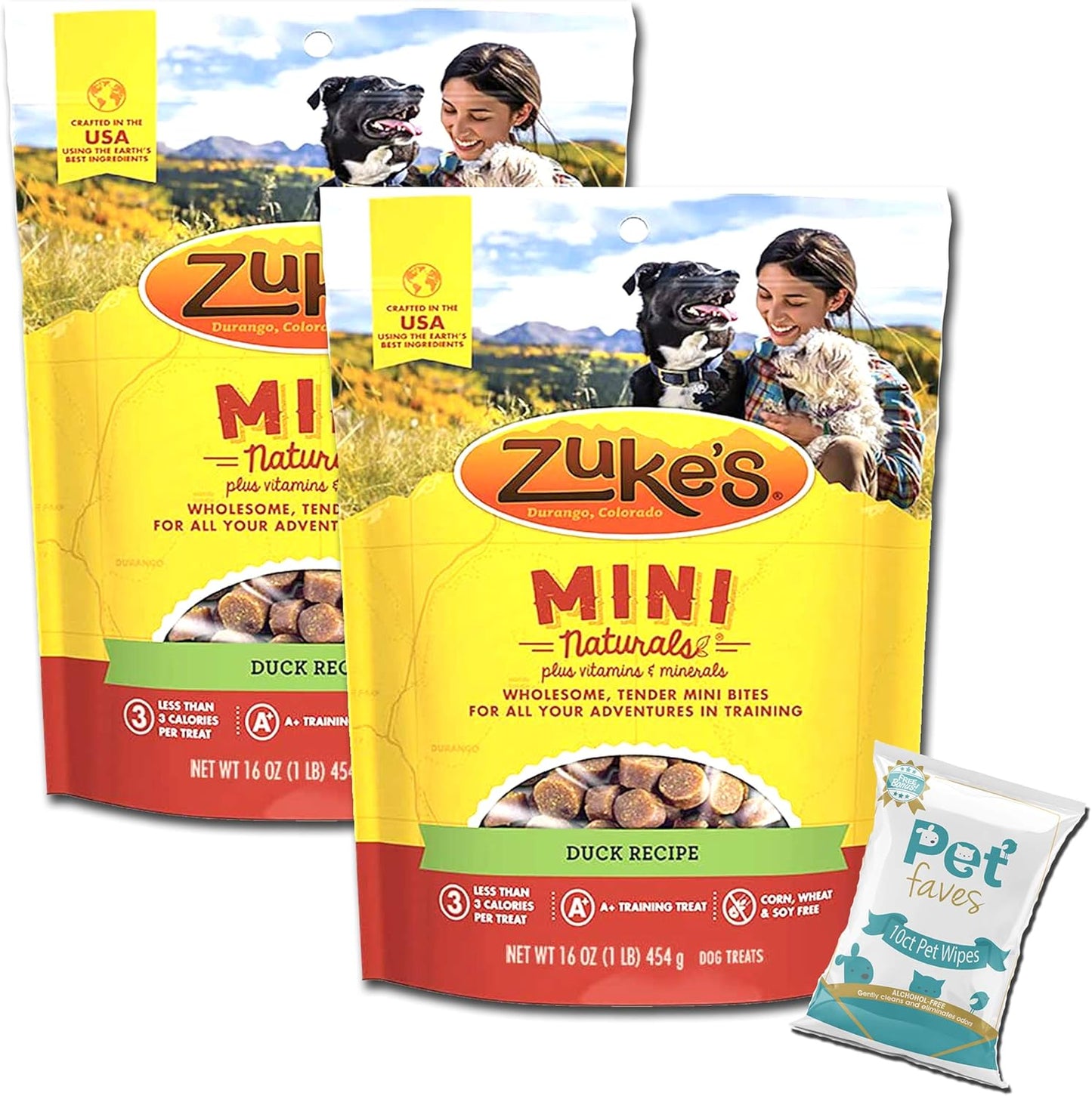 (2-Pack)-Zuke-Mini-Naturals-Dog-Treats-Duck-1065