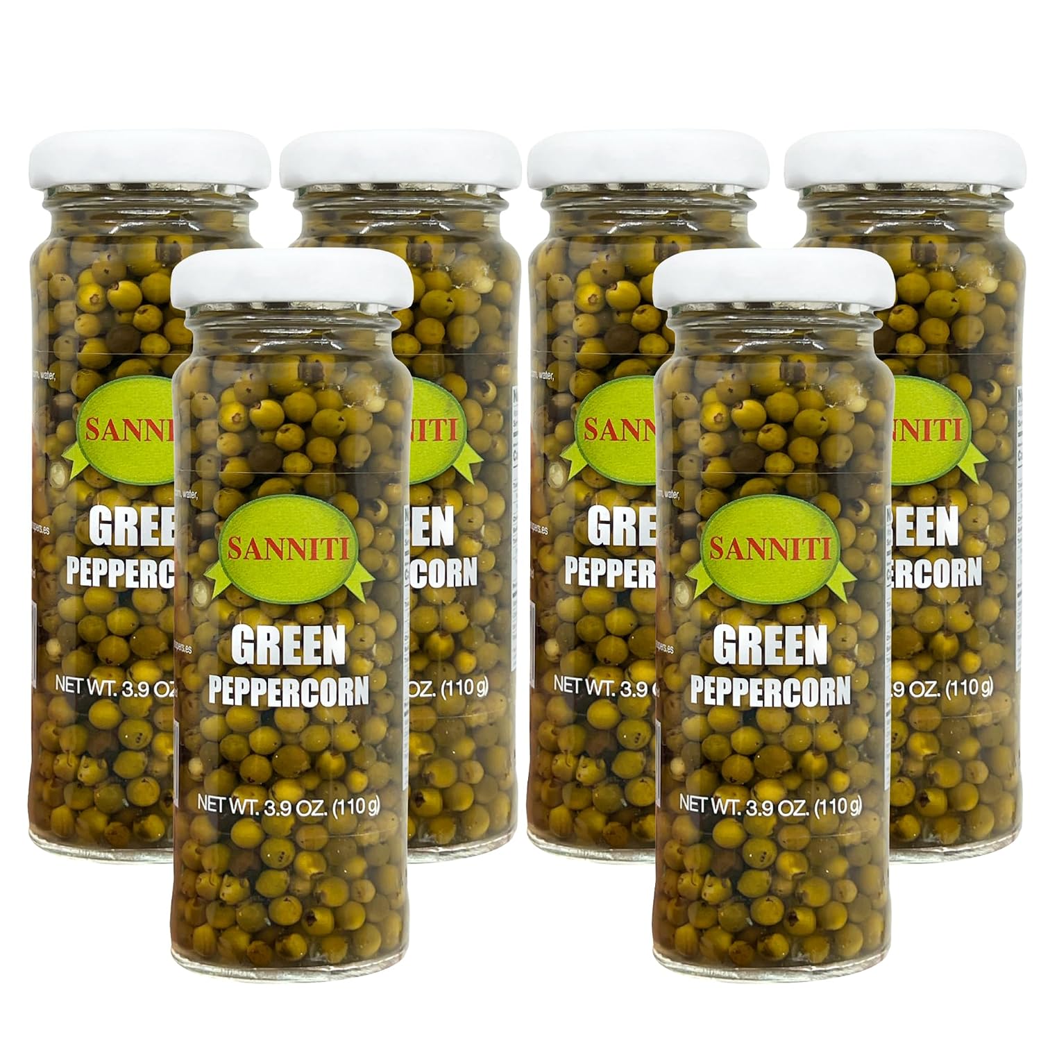 Sanniti-Spanish-Green-Peppercorns,-3.9-Ounce-(Pack-of-6)-------867