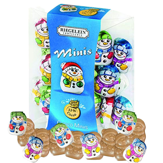 Riegelein-Mini-Solid-Snowmen-0.33-Milk-Chocolate-Holiday-483