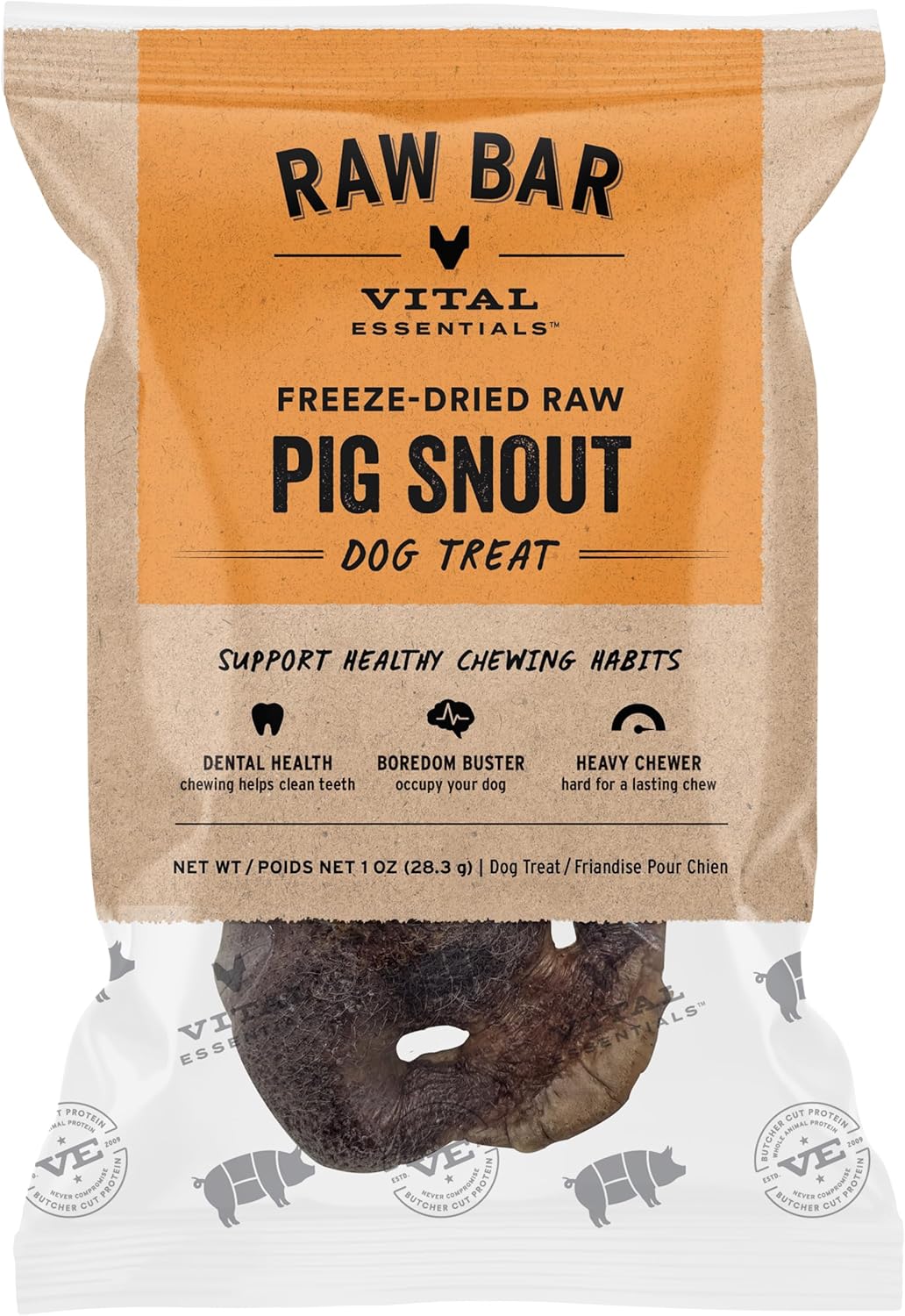 Vital-Essentials-Freeze-Dried-Raw-Pig-Snout-Dog-Treat-&-Long-Lasting-Natural-1-Pack-2130
