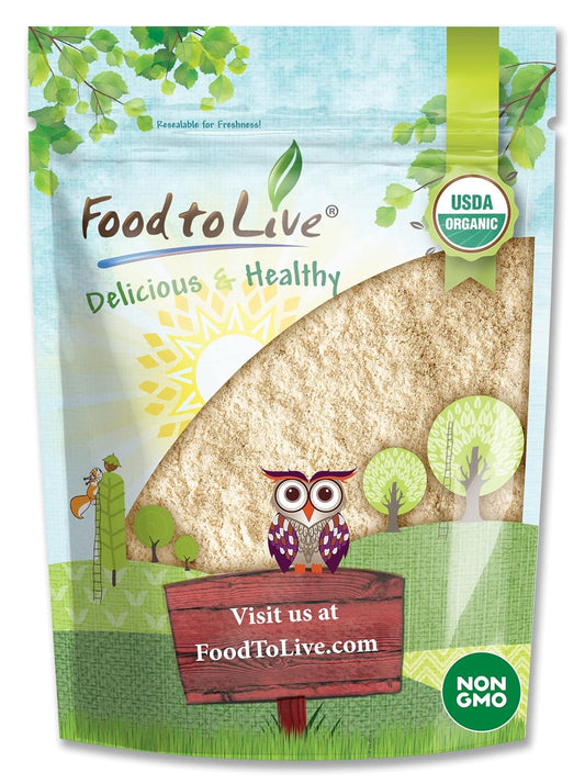 Food-to-Live-Harina-orgánica-de-guisantes-verdes,-1.5-sin-256