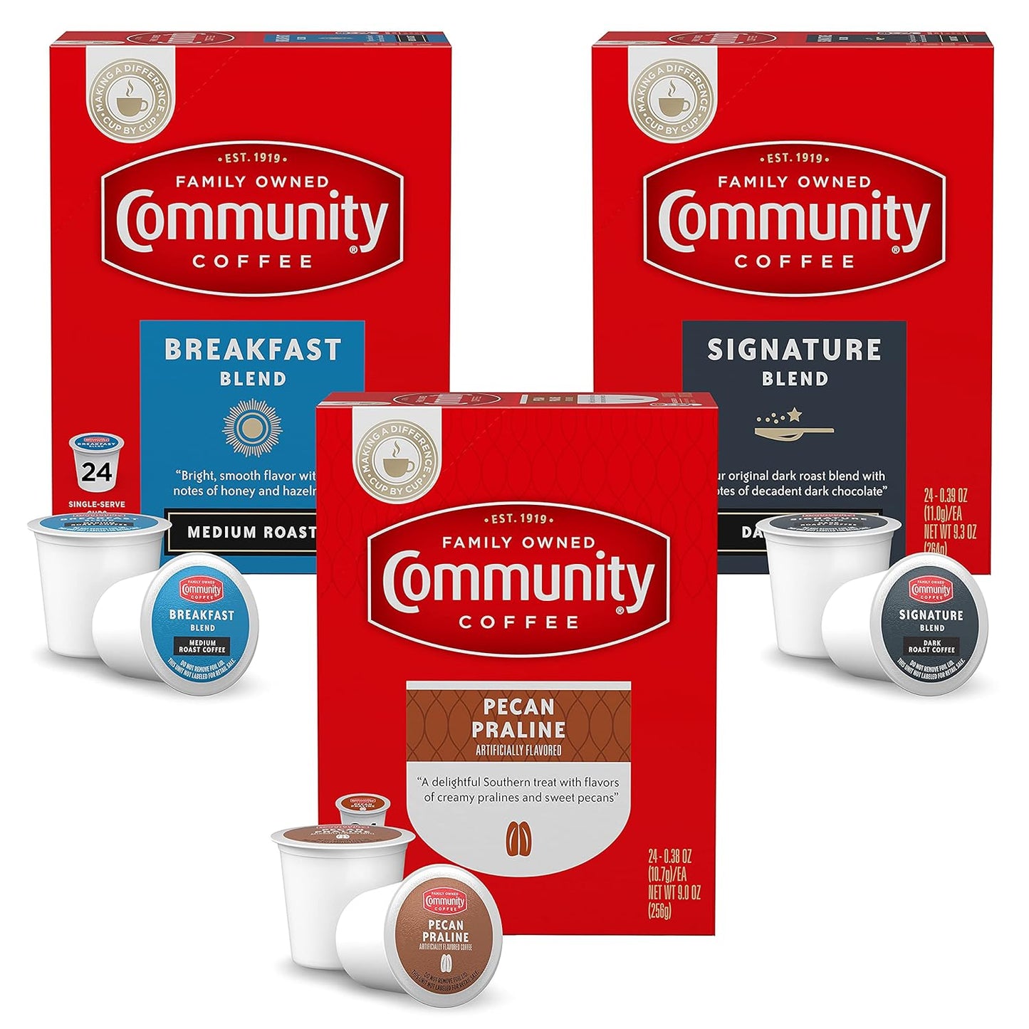 Community-Coffee-Variety-Pack-72-Count-Coffee-Pods,-Medium,-Dark-Roast-and-Flavored,-469