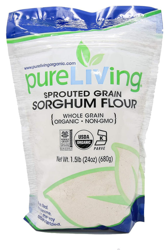 Pure-Living-Liv-Organic-Sprouted-Flour,-Sorghum,-24-Ounce-------137