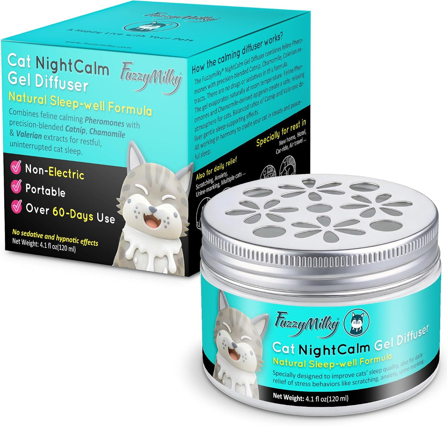 NightCalm-Cat-Calming-Diffuser-for-Sleep-Support-|-Cordless-Cat-Pheromone-Diffuser-Gel,-753