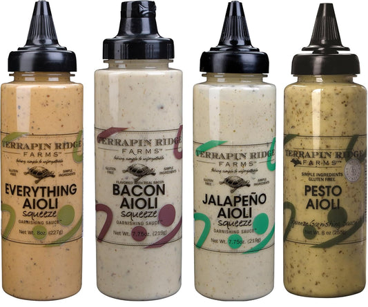 Terrapin-Ridge-Farms-Aioli-Garnishing-Sauce-Variety-Pack-–-Everything,-Bacon,-Jalapeño-88