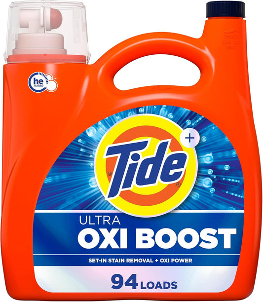 Tide-Ultra-Oxi-Boost-Liquid-Laundry-Detergent,-132-fl-oz,-4118