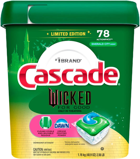 Cascade-Wicked: For Good-Limited-Edition-Complete-Dishwasher-Pods,-Dishwasher-Detergent,-Dish-Detergent-Soap,-118