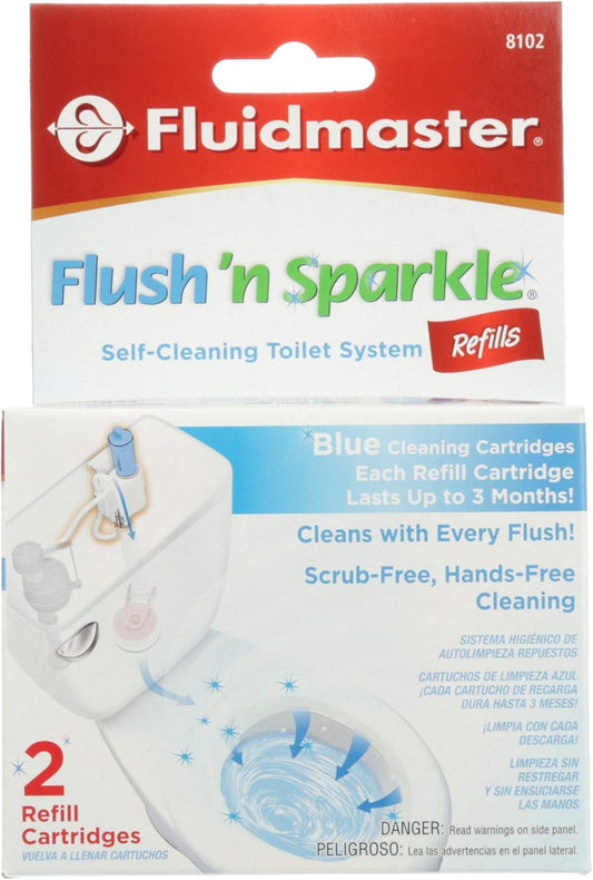 Fluidmaster-8102P8-Flush-'n-Sparkle-Automatic-Toilet-Bowl-Cleaning-System-Refills,-Blue-2-Pack,-Upgraded-Version-825