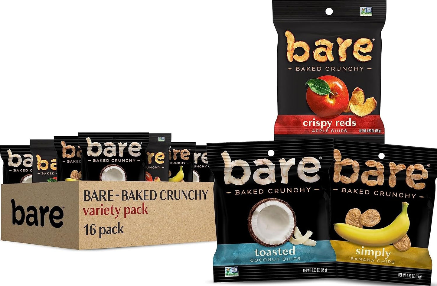 Bare-Baked-Crunchy,-Fruit-Variety-Pack,-0.53-Ounce-(Pack-of-16)------2471