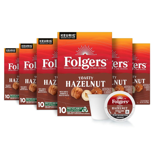 Folgers-Café-tostado-con-sabor-artificial-a-avellana,-cápsulas-Keurig-K-Cup,-de2112