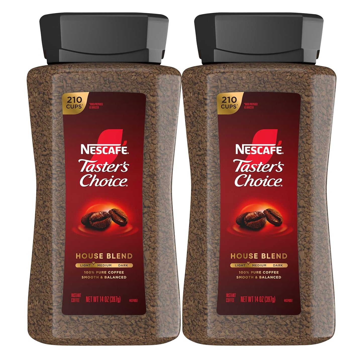 NESCAFÉ-Taster's-Choice-Instant-Coffee,-Light-Medium-Roast-Coffee,-House-Blend,-2-Jars-1393