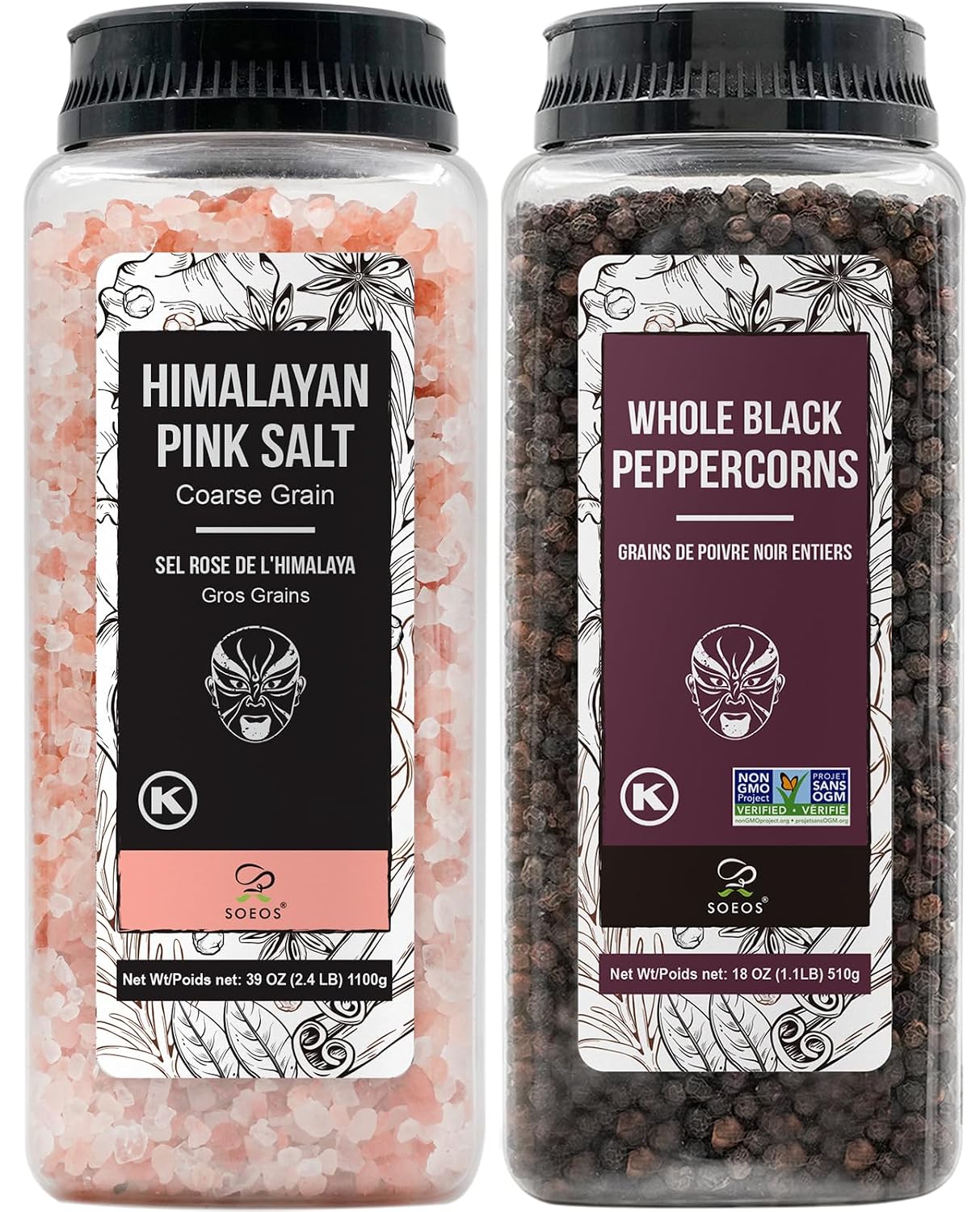 Soeos-Himalayan-Pink-Salt-39-oz-+-Whole-Black-Peppercorns-18-oz,-2131