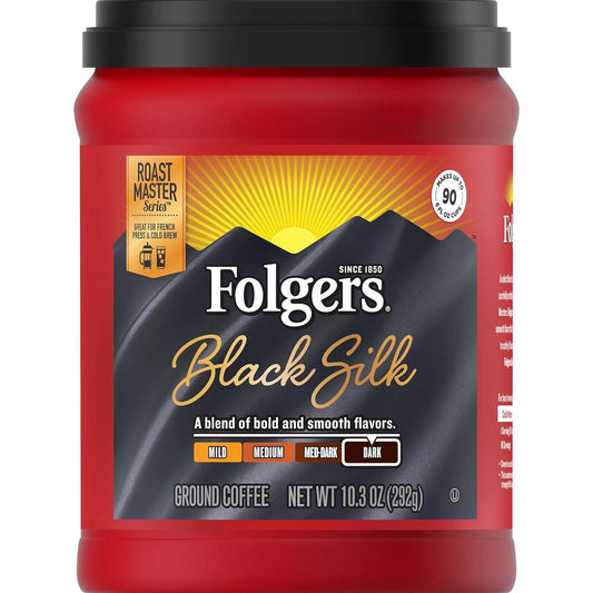 Folgers-Black-Silk-Dark-Roast-Ground-Coffee,-10.3-Ounces---------2637