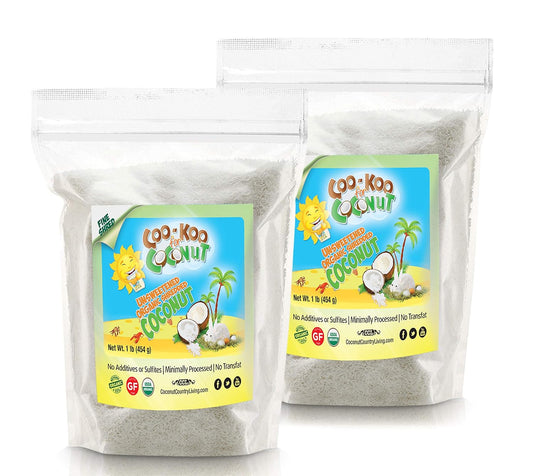Coco-orgánico-rallado-sin-azúcar,-2-libras,-triturado-fino,-para-555