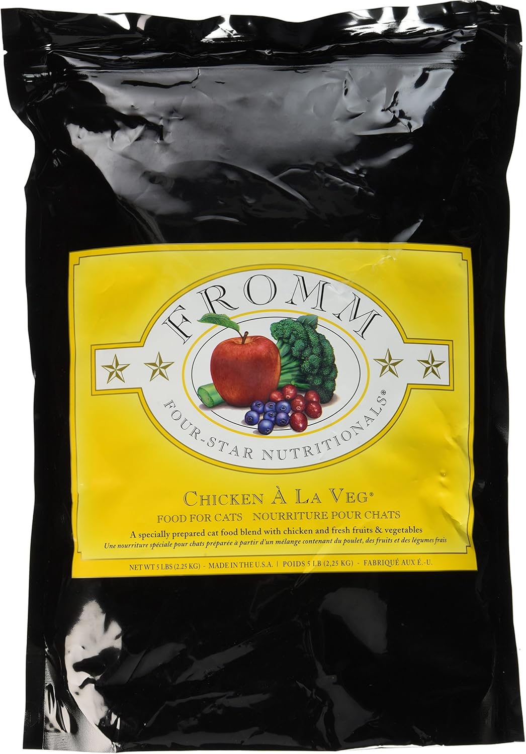 Fromm-Four-Star-Chicken-a-La-Veg-Dry-Cat-Food,-5-Pound-Bag------723