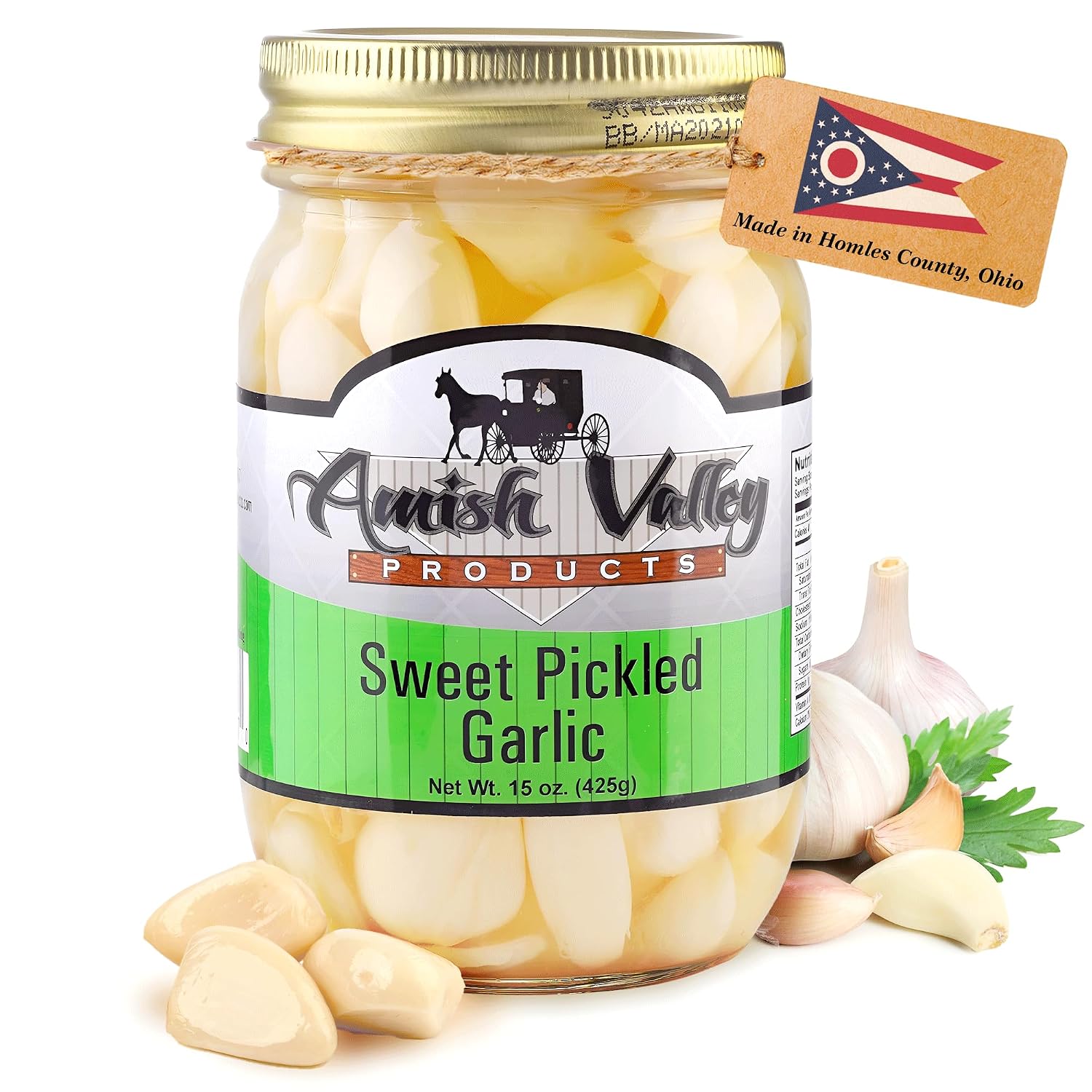 Amish-Valley-Products-Country-Pickled-Garlic-Sweet-or-Hot-Flavor-15-oz-229