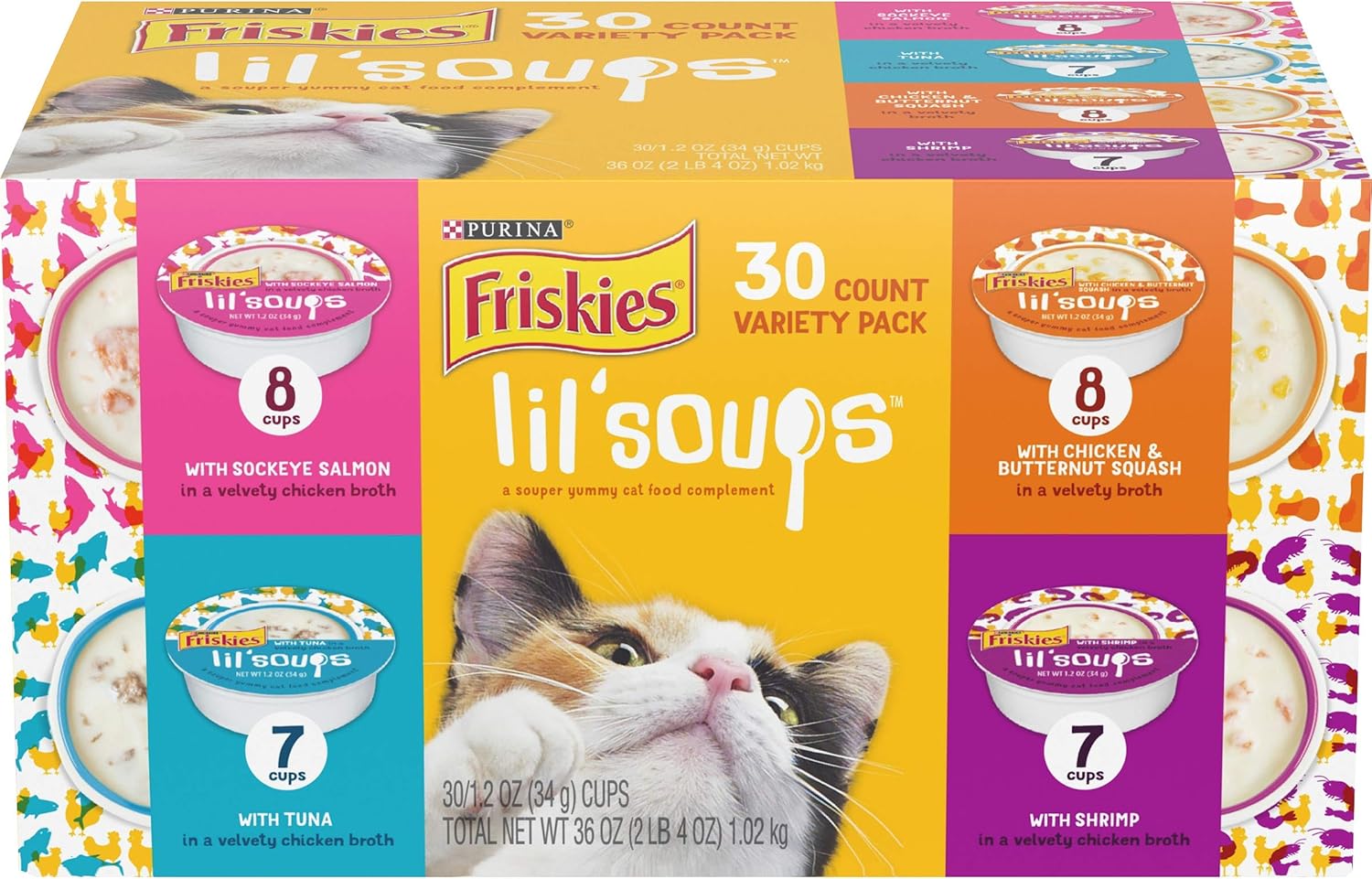 Purina-Friskies-Grain-Free-Wet-Cat-Food-Complement-Variety-Pack,-Lil'-Salmon,-Chicken-Shrimp232