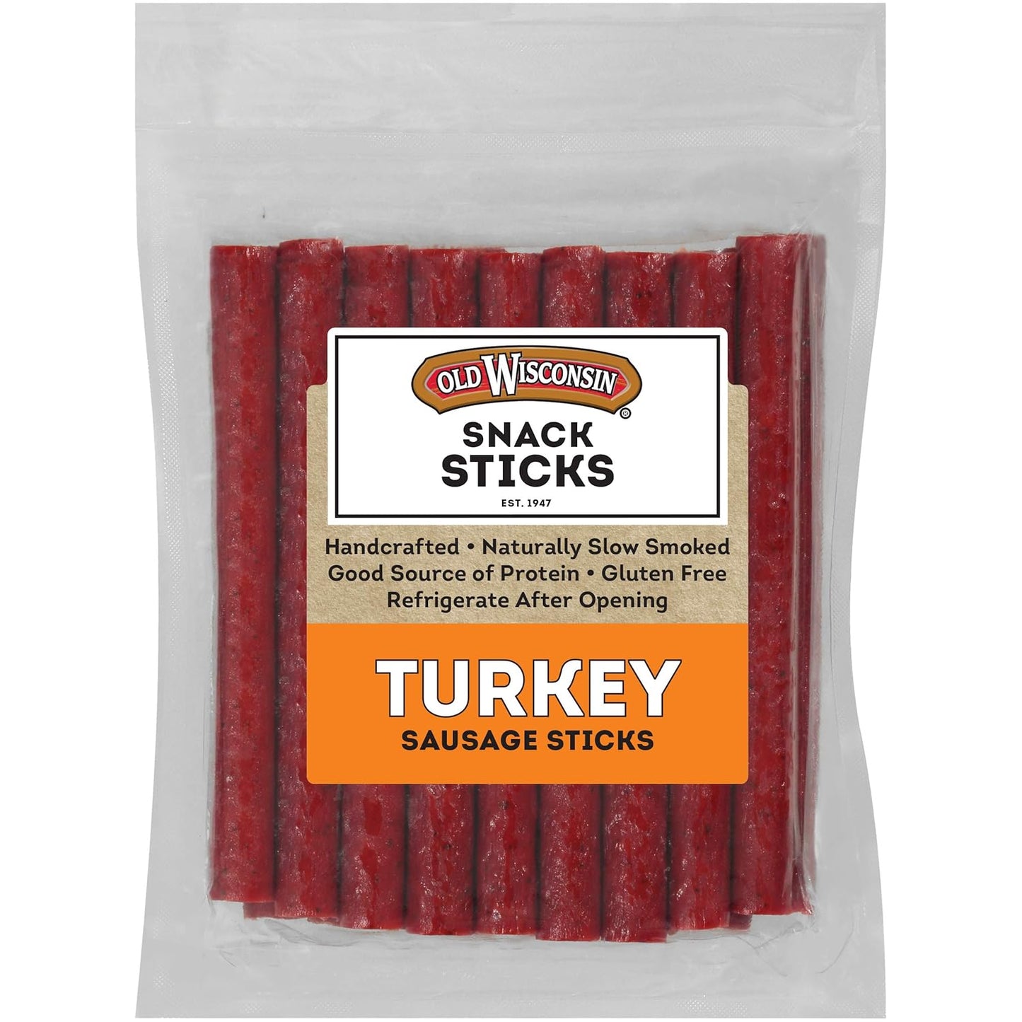 Old-Wisconsin-Turkey-Sausage-Snack-Sticks,-16-OZ-Resealable-Pack-|--Handcrafted-Turkey-Sausage-Naturally-2436