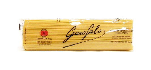 Garofalo---Premium-Durum-Wheat-Semolina-Spaghettini-Pasta,-Italian-Bronze-Drawn,-96