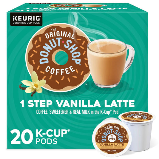 The-Original-Donut-Shop-Vanilla-Latte,-Single-Serve-Keurig-K-Cup-Pods,-Flavored-Coffee,-20-3187