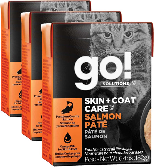 Go!-Solutions-Skin-+-Coat-Care,-Wet-Cat-Food,-Salmon-Pâté-with-Grains-126
