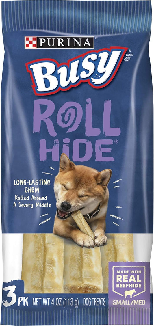 Rawhide-Small/Medium-Breed-Dog-Bones,-Rollhide---(Pack-740