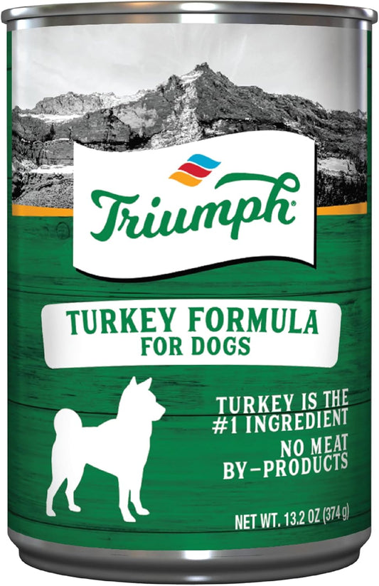 Triumph-Comida-enlatada-para-perros-de-pavo,-caja-de-132