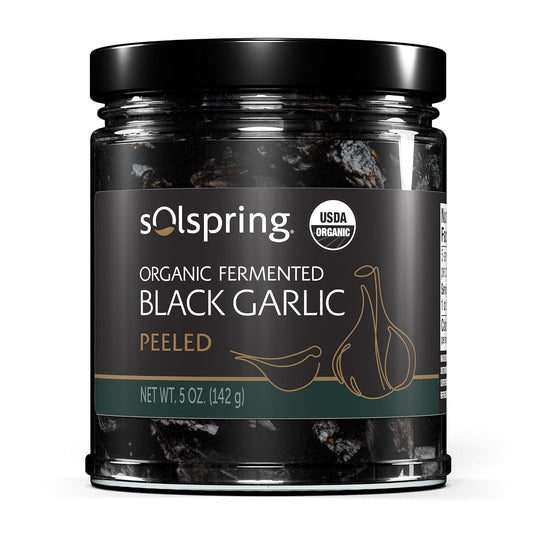 Solspring-Organic-Fermented-Peeled-Black-Garlic,-5-oz-(33-Servings)-----839
