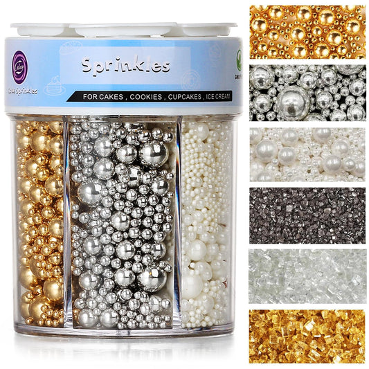 Sprinkles-for-Cake-Decorating,-11Oz-3-Colors-Gold-Silver-White-Pearl-and-Sugar-Mix-1468