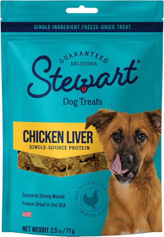 Freeze-Dried-Dog-Treats,-Chicken-Liver,-2.5-oz,-195