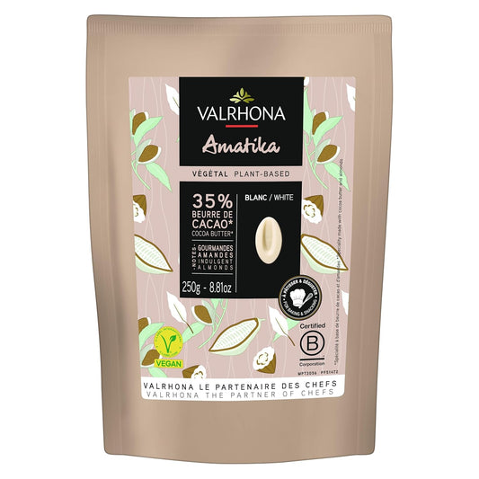 Valrhona---Premium-Plant-Based-White-Chocolate-Amatika-0.35---French-Chocolate-Perfect-Baking-Making-584
