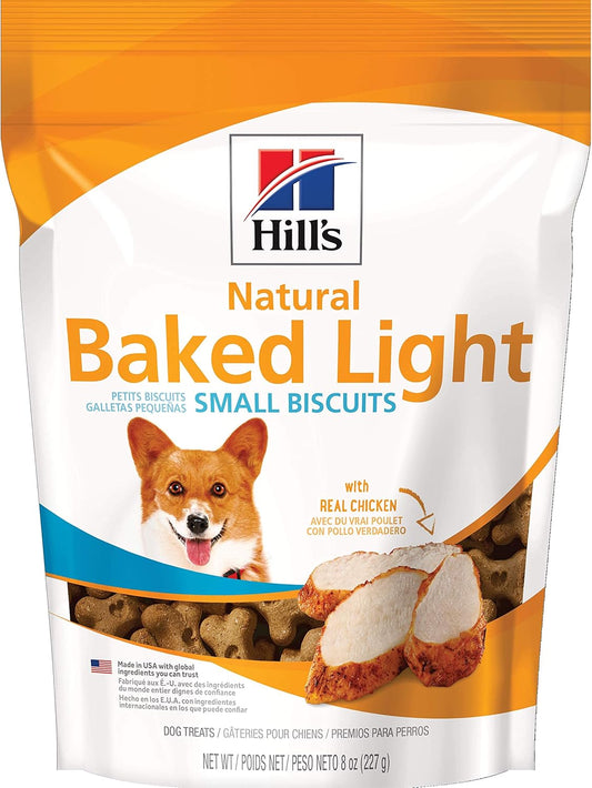 Hill's-Natural-Baked-Light-Biscuit-Treats-for-Small-Dogs,-Chicken,-8-Bag-2658