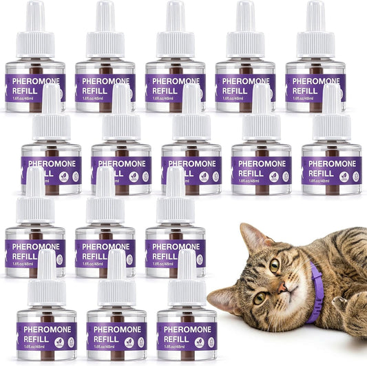 16-Pack-Cat-Calming-Diffuser-Refills-Bulk-Multicat-Pheromones-Calming-Diffuser-Refill-for-473