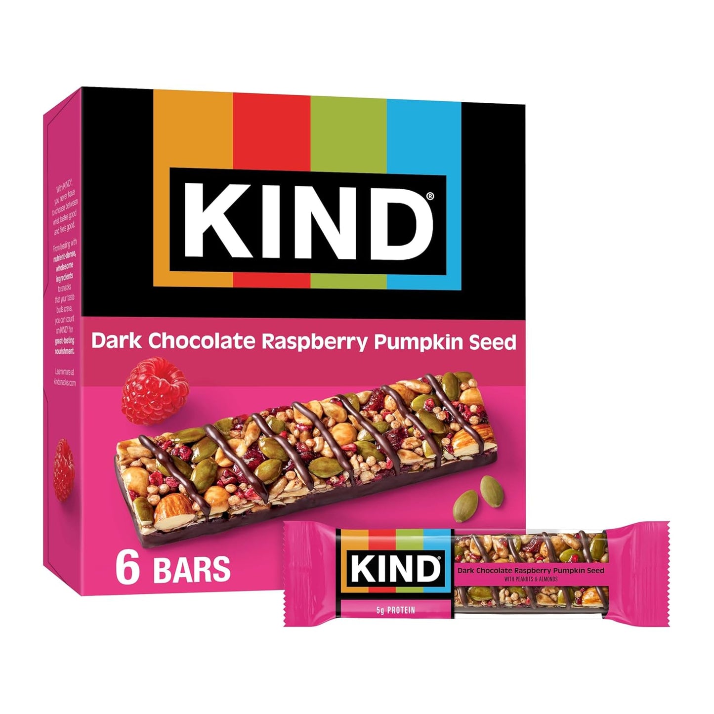 KIND-Healthy-Snacks-Bars,-Dark-Chocolate-Raspberry-Pumpkin-Seed,-Gluten-Free,--High-Fiber-Snacks,-Protein,-702
