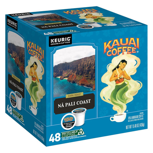 Kauai-Coffee-Cápsulas-K-Cup-para-cafeteras-Keurig-–-Café-arábica,-0.1-–3100