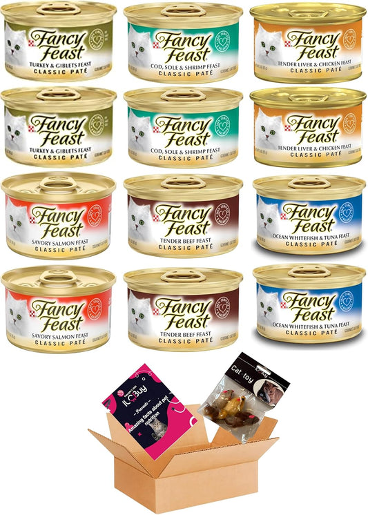 Wet-Cat-Food-Canned-Pate-Variety-Pack,-12-219