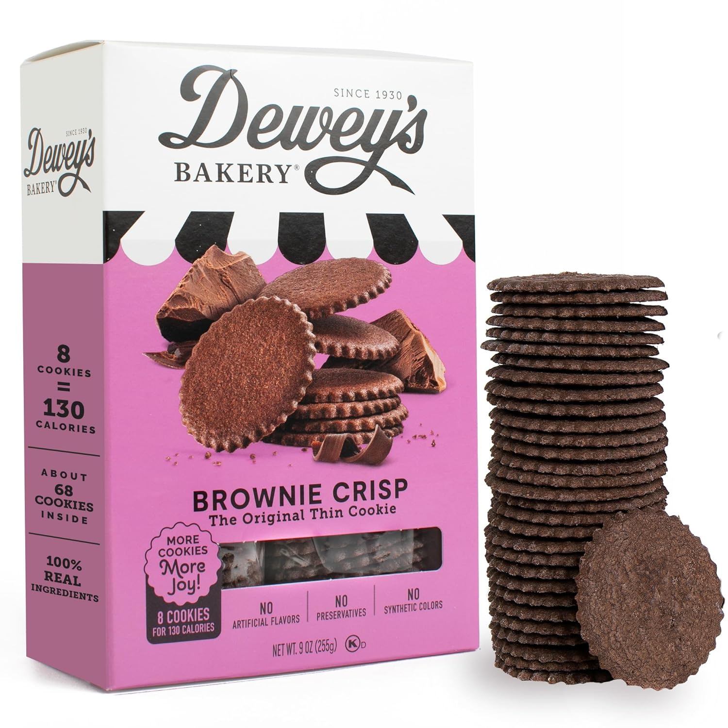 Dewey's-Bakery-Brownie-Crisp-Moravian-Cookie-Thins,-1-Pack,-9-oz,--Crispy-|-No-Flavors-105