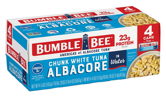 Bumble-Bee-Chunk-White-Albacore-Tuna-in-Water,-5-oz-Can-(Pack-of-789