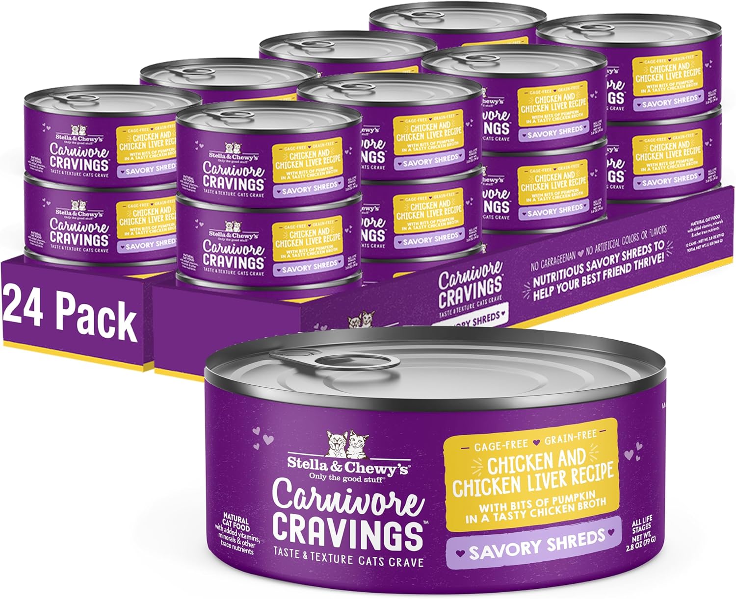 Stella-&-Chewy's-Carnivore-Cravings-Savory-Shreds---Wet-Cat-Food---High-Moisture-853