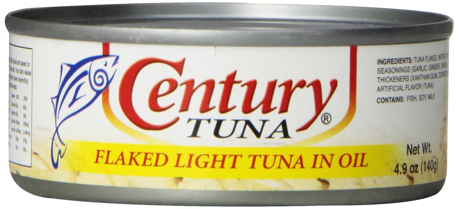 Century-Light-Atún-en-aceite,-4.9-onzas-(paquete-de-12)-------486