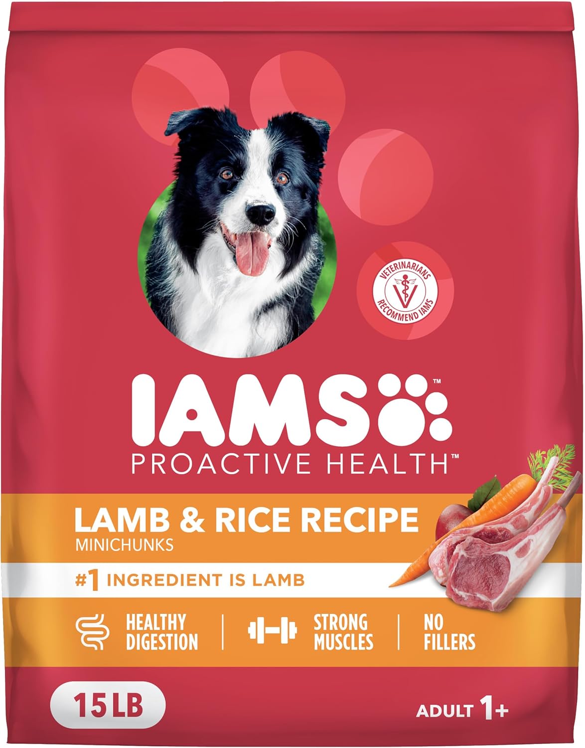 IAMS-Dry-Dog-Food-Lamb-and-Rice-Proactive-Health-Food-for-Dogs,-15-2397
