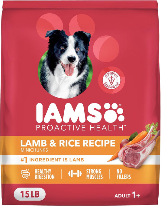 IAMS-Dry-Dog-Food-Lamb-and-Rice-Proactive-Health-Food-for-Dogs,-15-2397